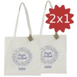 Bolsa de tela reutilizable "cuidemos nuestros mares"