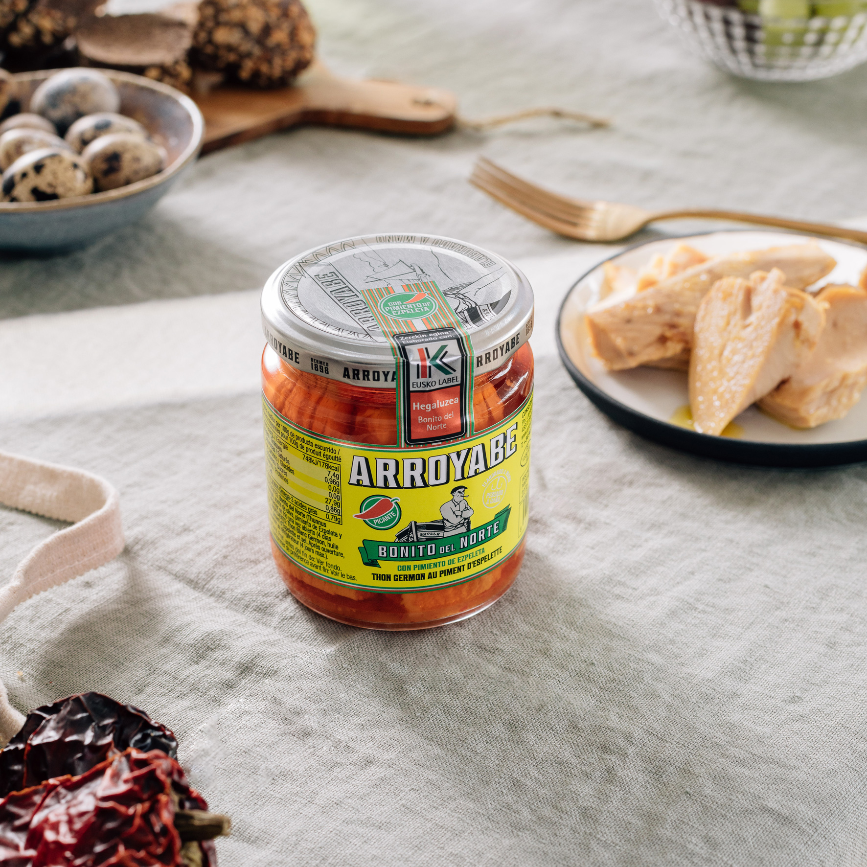 Bonito del Norte con pimiento de Ezpeleta tarro 250