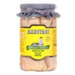 White Tuna fillets in olive oil 2 kg. glass jar